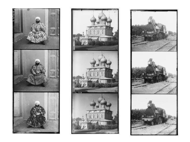 Original glass plates images